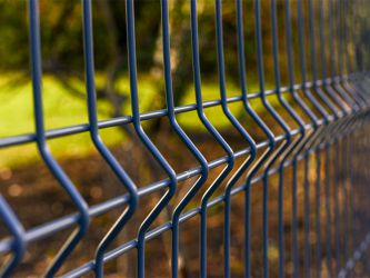 Euroguard Regular V Mesh Fence Detail