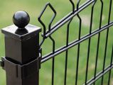 Arch Top Double Wire Mesh Fence