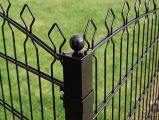 Arch Top Double Wire Mesh Fence