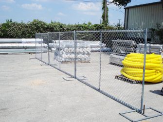 Chain Link Temporary Fence